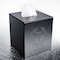 Dacasso Classic Black Leather Tissue Box Cover AG-1037 - alternate 4